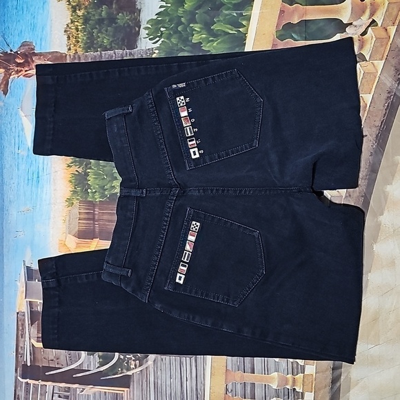 St. John Vintage Flags Jeans Size 2 - Picture 8 of 10
